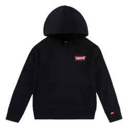 Levi's Boys' Soft Knit Pullover Hoodie  Black