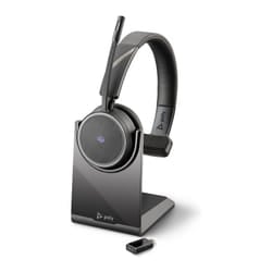 POLY Voyager 4210 Headset Wireless Head-band Office/Call center Bluetooth Black