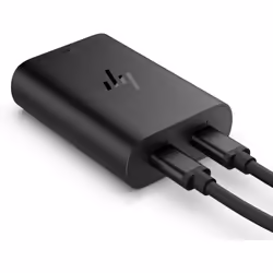 HP 65W GaN USB-C Laptop Charger, Laptop, Indoor, 5,9,12,15,20 V, 65 W, USB Type-C, Black