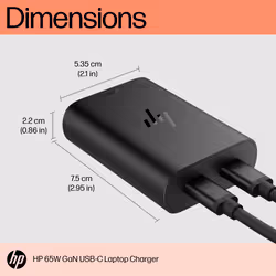 HP 65W GaN USB-C Laptop Charger - Additional view 8