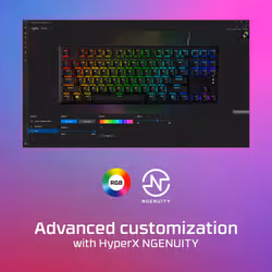 HyperX Alloy Origins Core PBT HX Blue - Mechanical Gaming Keyboard - Additional view 2