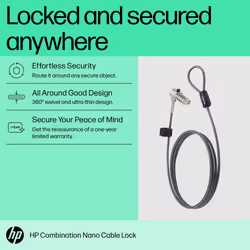 HP Nano Combination Cable Lock - Additional view 4
