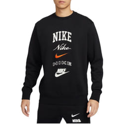 NIKE FN2610 Mens Crew Sweatshirt Jumper - Black, L