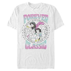 Disney Men's Classic Princess T-Shirt  White  Medium