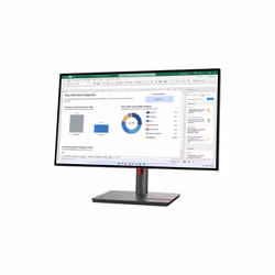 Lenovo ThinkVision P27h-30 LED display 68.6 cm (27") 2560 x 1440 pixels Quad HD LCD Black - Additional view 4