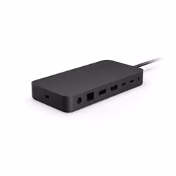 Microsoft Surface Thunderbolt 4 Dock, Wired, Thunderbolt 4, 2500 Mbit/s, Black, Kensington, Microsoft