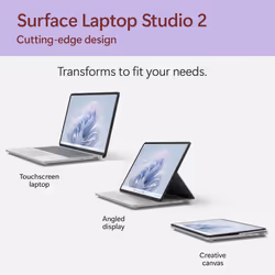 Microsoft Surface Laptop Studio 2 14.4" Touchscreen Core i7 64GB RAM 2TB SSD - Platinum
