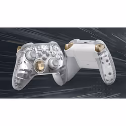 Microsoft Ghost Cipher Gold, Light grey, Transparent Bluetooth/USB Gamepad Analogue / Digital Android, PC, Xbox One, Xbox Series S, Xbox Series X, iOS - Additional view 6