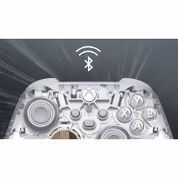 Microsoft Ghost Cipher Gold, Light grey, Transparent Bluetooth/USB Gamepad Analogue / Digital Android, PC, Xbox One, Xbox Series S, Xbox Series X, iOS - Additional view 7