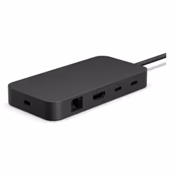 Microsoft Surface USB4 Dock, Wired, USB4, 1000 Mbit/s, Black, 60 Hz, Kensington