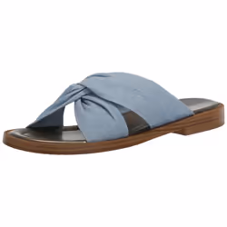 Blowfish Womens Adios Fashion Slide Sandals Blue Denim 8 M