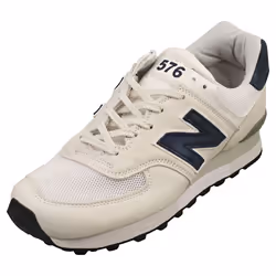 New Balance 576 Made In England Mens Fashion Trainers in Off White Navy - 11 UK