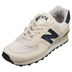 New Balance 576 Made In England Mens Fashion Trainers in Off White Navy - 11 UK