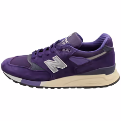 New Balance 998 Made In Usa Unisex Fashion Trainers in Plum Purple - 10.5