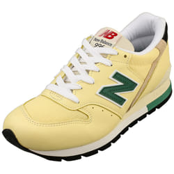 New Balance 996 Made In Usa Unisex Fashion Trainers in Yellow Green - 7.5