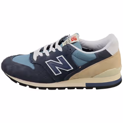 New Balance 996 Made In Usa Mens Fashion Trainers in Navy Blue - 9.5 UK