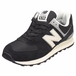 New Balance 574 Unisex Casual Trainers in Black Grey - 4