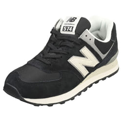 New Balance 574 Unisex Casual Trainers in Black Grey - 4