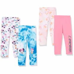 Amazon Essentials Disney  Marvel  Star Wars  Frozen  Princess girls Leggings (Previously Spotted Zebra)  Pack of 4  MinnieBea ...