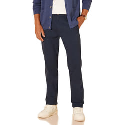 Amazon Essentials Mens Athletic-Fit casual Stretch chino Pant (Available in Big & Tall)  Navy  46W x 34L