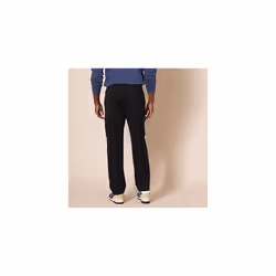 Amazon Essentials Men's Straight-Fit Stretch Cargo Trouser (Available in Big & Tall), Black, 52W / 32L
