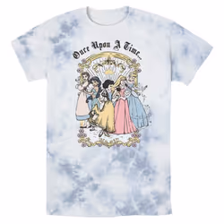 Disney Vintage Princess Group Young Men's Short Sleeve Tee Shirt Whit