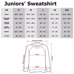 Disney Women's Lilo Stitch Mornings Junior's Raglan Pullover with Cove