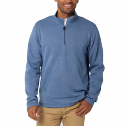 Wrangler Authentics Men's Long Sleeve Fleece Quarter-Zip Riviera XX-Large