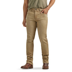 Wrangler Men's Retro Slim Fit Straight Leg Jean  Saddle