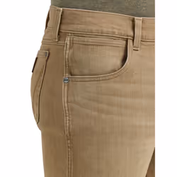 Wrangler Men's Retro Slim Fit Straight Leg Jean  Saddle