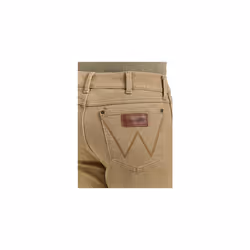 Wrangler Men's Retro Slim Fit Straight Leg Jean  Saddle
