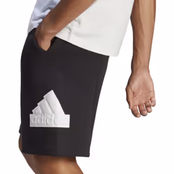 adidas Men's Future Icon Badge of Sport Shorts  Black/White  XX-Large