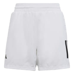 adidas Boys' Club Tennis 3-Stripes Shorts  White (2023)  Medium