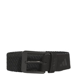 adidas unisex-adult Braided Stretch Belt  Black  Medium-Large