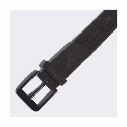 adidas unisex-adult Braided Stretch Belt  Black  Medium-Large