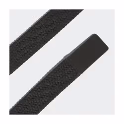 adidas unisex-adult Braided Stretch Belt  Black  Medium-Large