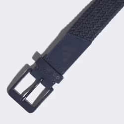 adidas unisex-adult Braided Stretch Belt  Collegiate Navy  Large / X-Large