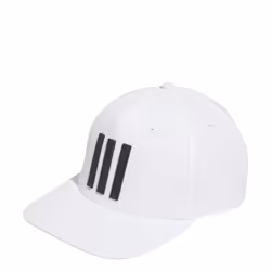 adidas 3-Stripes Tour Golf Hat White One Size