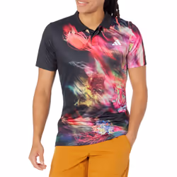 adidas Men's Tennis Free Lift Polo Shirt Multicolor/Black (Melbourne)