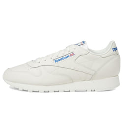 Reebok Unisex Classic Leather Sneaker  Chalk/Vector Blue/Vector Red  7