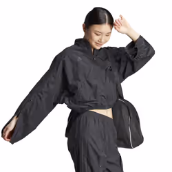 adidas Women's Tiro Snap Buttons Jacket  Black  Small