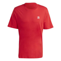 adidas Originals Men's Trefoil Essentials T-Shirt  Better Scarlet/Whit