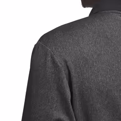 adidas Men's Essentials Long Sleeve Polo Shirt  Black Melange  Large