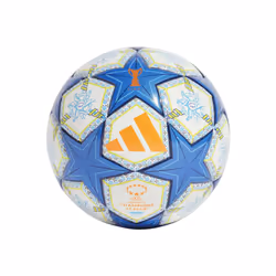 adidas Unisex-Adult Womens UCL Mini Soccer Ball White/Orange/Night Sky/Pantone 1