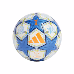 adidas Unisex-Adult Womens UCL Mini Soccer Ball White/Orange/Night Sky/Pantone 1