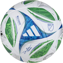 adidas Unisex-Adult MLS League Nativo Soccer Ball White/Green/Glory Blue/Solar Blue 4