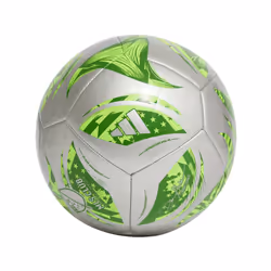 adidas MLS Club Soccer Ball  Silver Metallic/Green  3