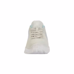 K-Swiss Women's Hypercourt Express 2 Tennis Shoe  Vaporous Gray/White/Blue Glow  9 M