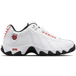 K-Swiss Men's ST329 CMF Sneaker  White/Black/Mars Red  11.5 XW