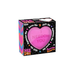 Schylling, NeeDoh Squeeze Hearts Fidget Toy - Valentine's Day NeeDoh Stress Balls, Sold Individually, Safe Non-Toxic Dough Material, Age 3+ Years